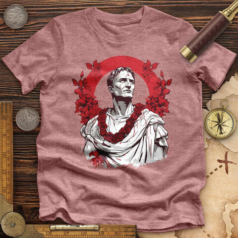 Gaius Julius Caesar High Quality Tee Heather Mauve / S