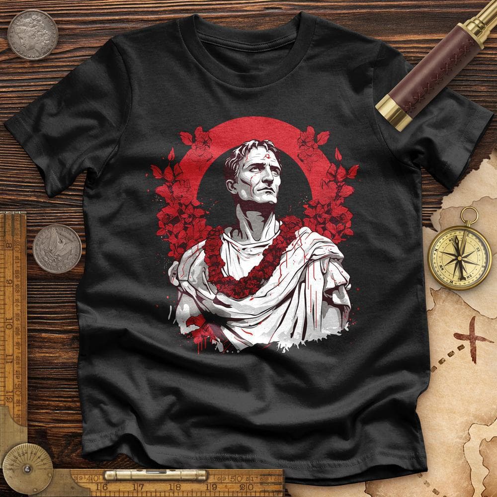Gaius Julius Caesar High Quality Tee Black / S