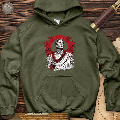 Gaius Julius Caesar Hoodie Military Green / S