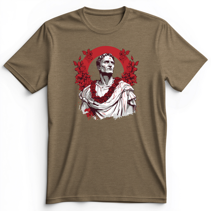 Gaius Julius Caesar Premium Tee Heather Olive / S