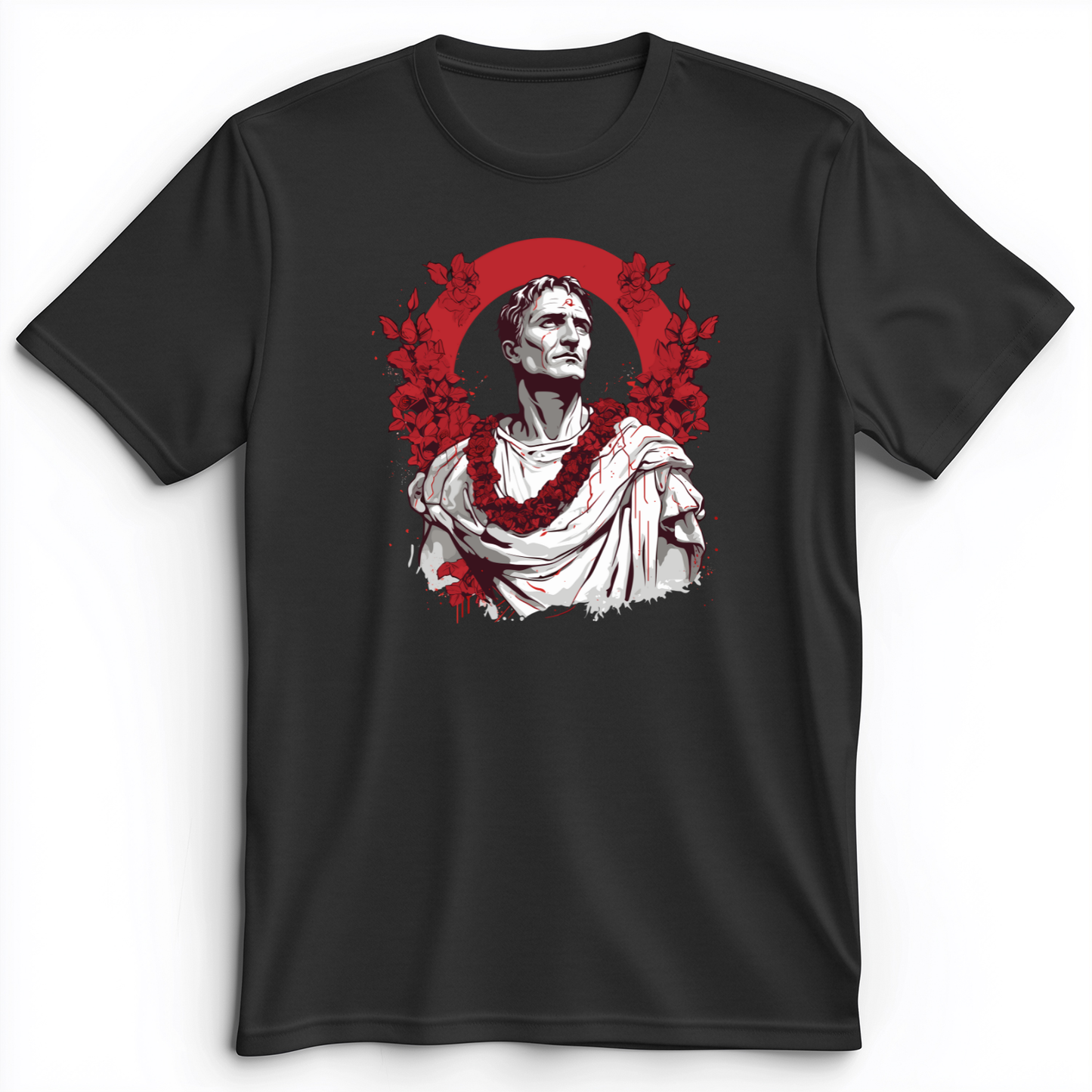 Gaius Julius Caesar Premium Tee Dark Grey Heather / S