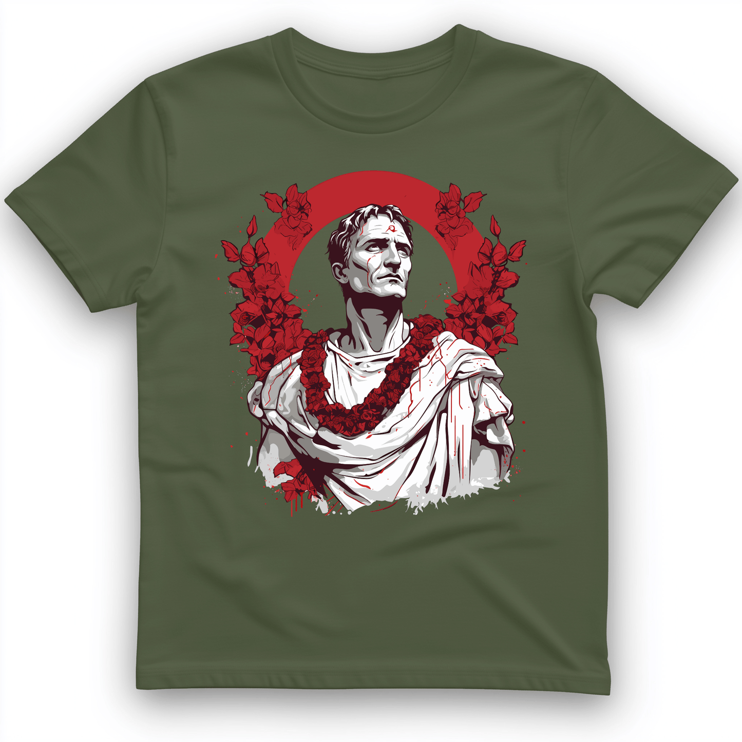 Gaius Julius Caesar T-Shirt Military Green / S