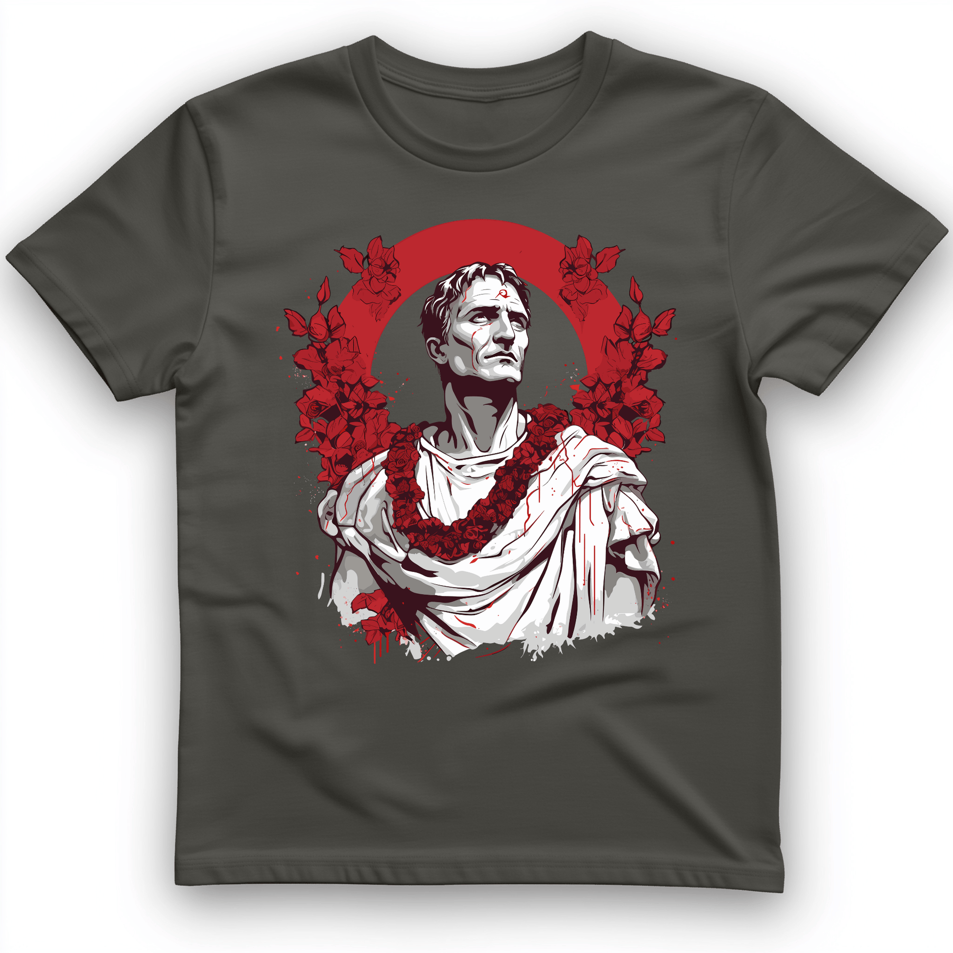 Gaius Julius Caesar T-Shirt Charcoal / S