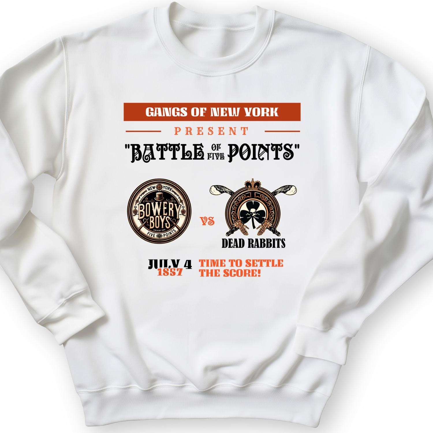 Gangs of New York Crewneck White / S