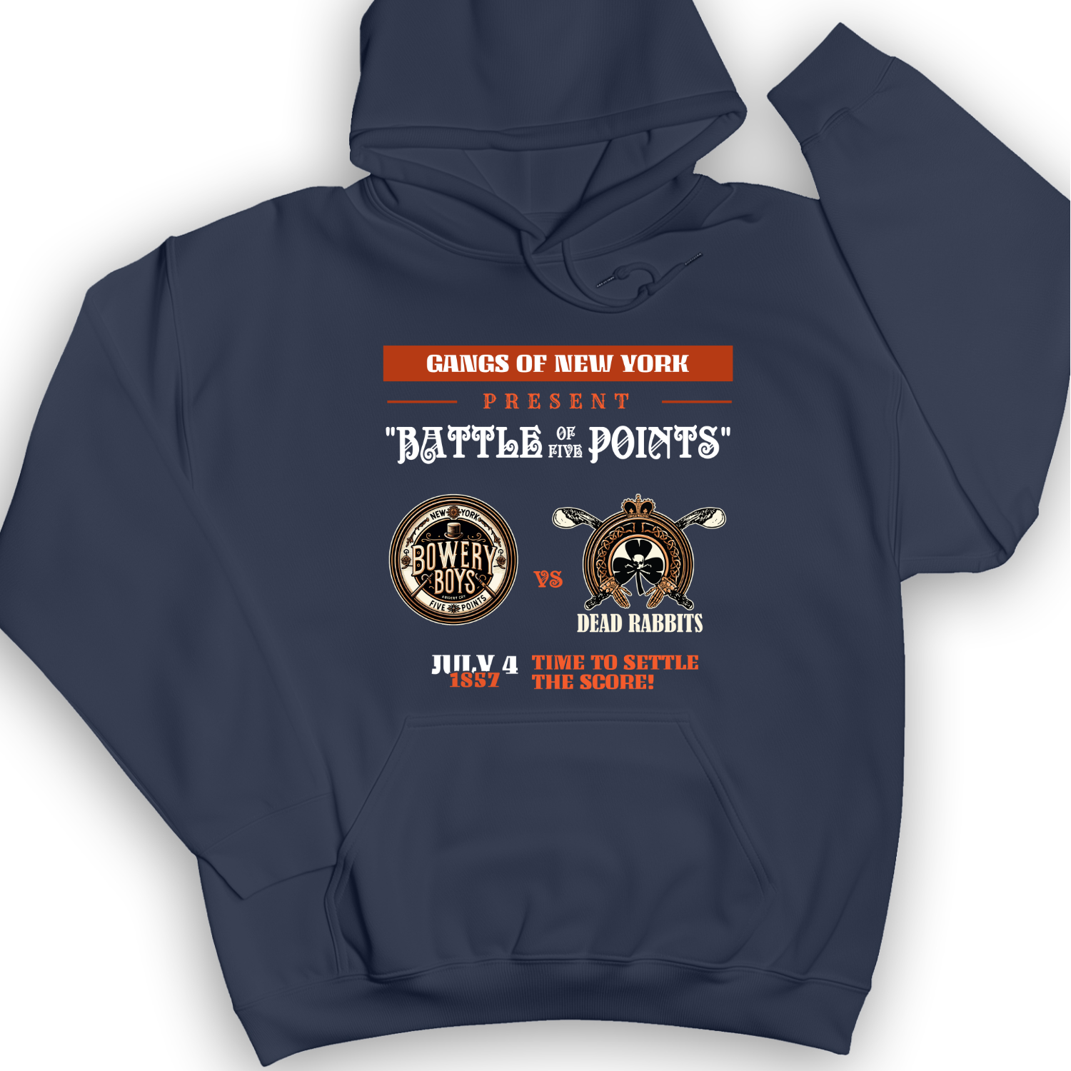 Gangs of New York Hoodie Navy / S