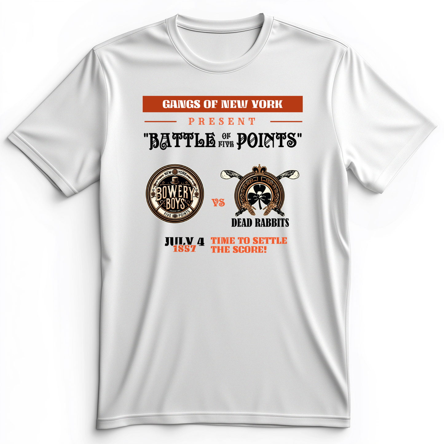 Gangs of New York Premium Tee White / S