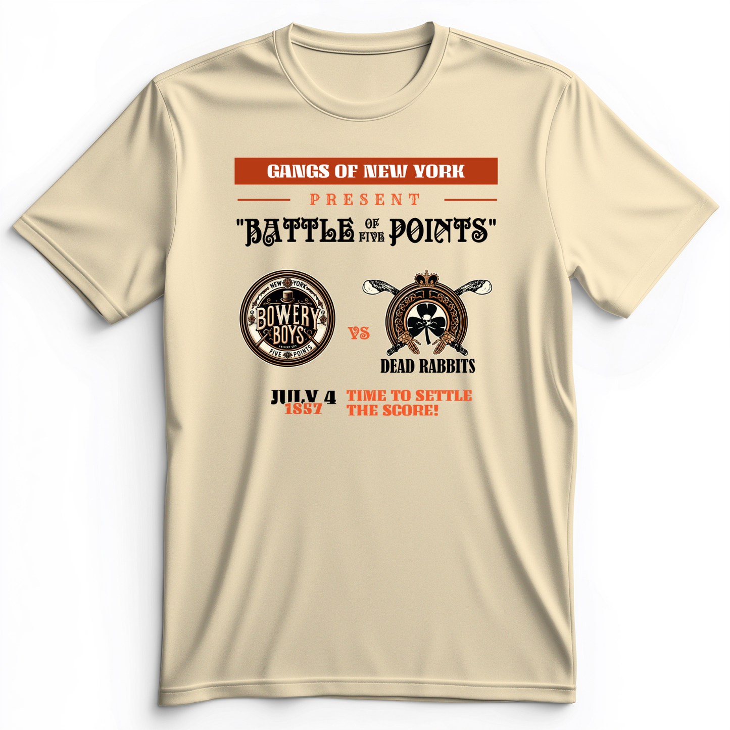 Gangs of New York Premium Tee Natural / S