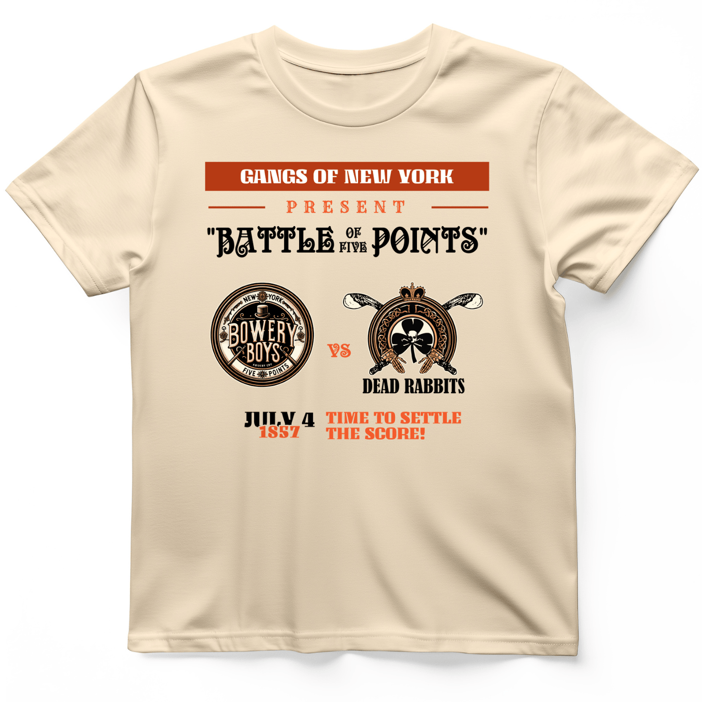 Gangs of New York T-Shirt Natural / S