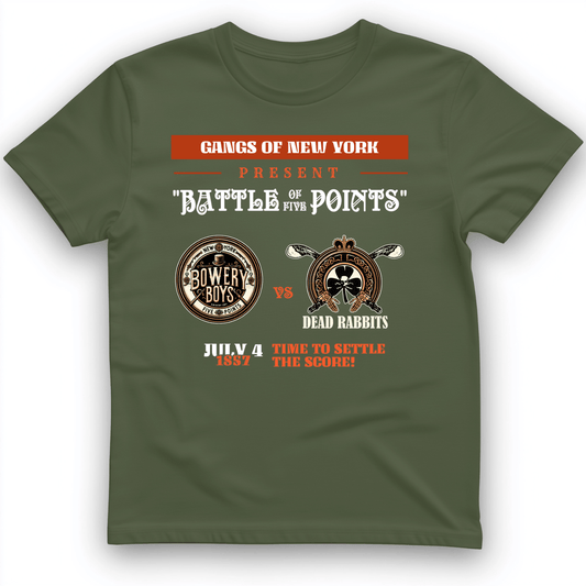 Gangs of New York T-Shirt Military Green / S