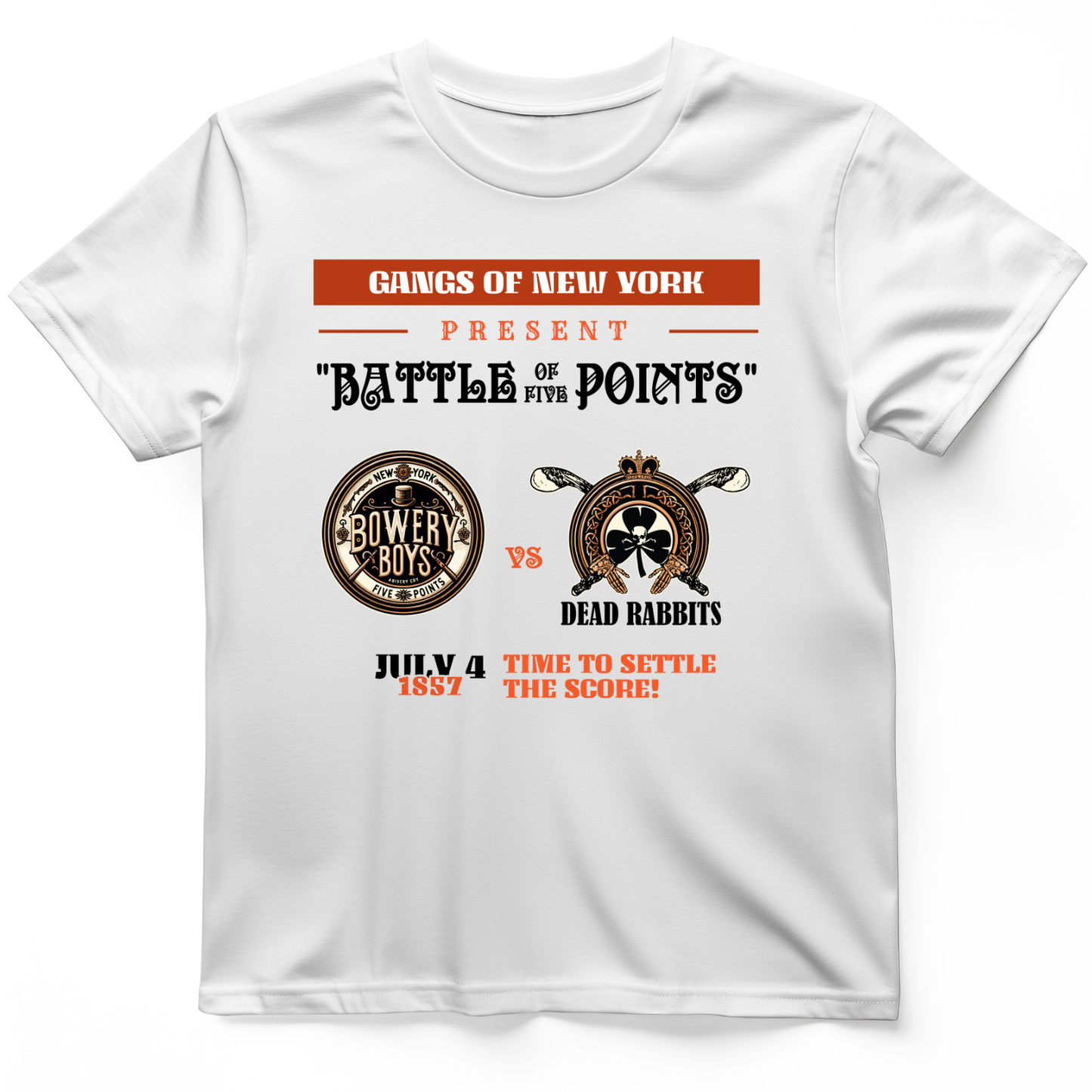 Gangs of New York T-Shirt White / S