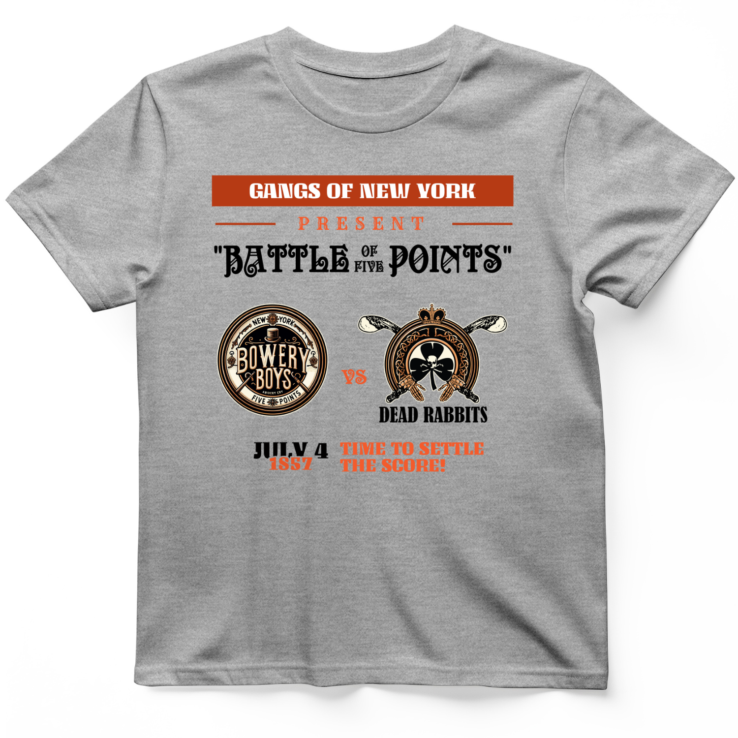 Gangs of New York T-Shirt Sport Grey / S
