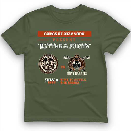 Gangs of New York T-Shirt Military Green / S