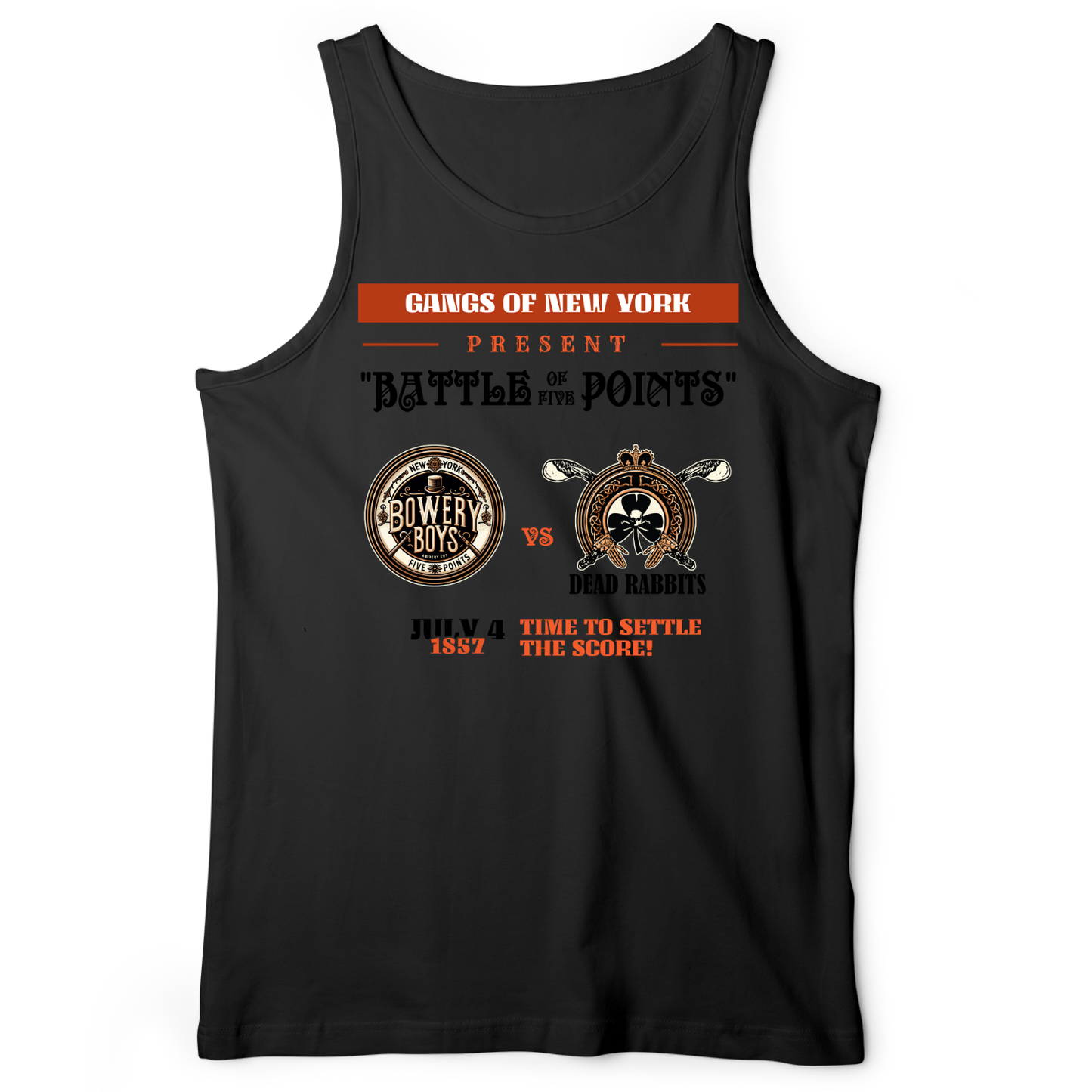 Gangs of New York Tank Black / XS