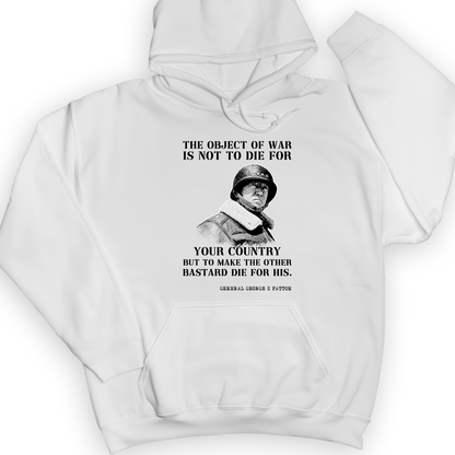 General Patton Hoodie White / S