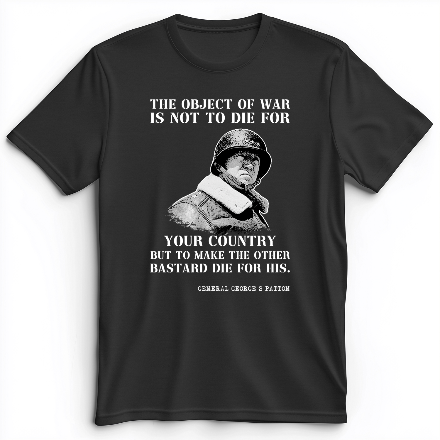 General Patton Premium Tee Dark Grey Heather / S