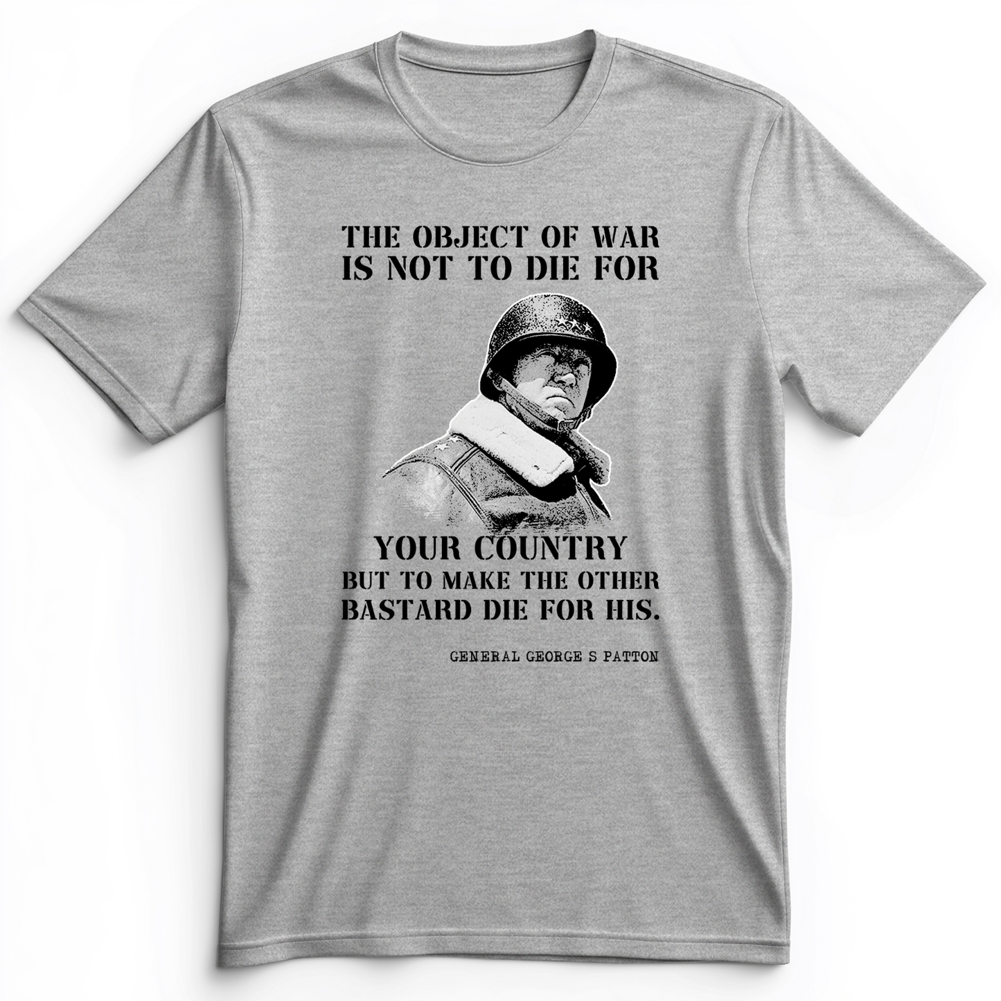 General Patton Premium Tee Athletic Heather / S