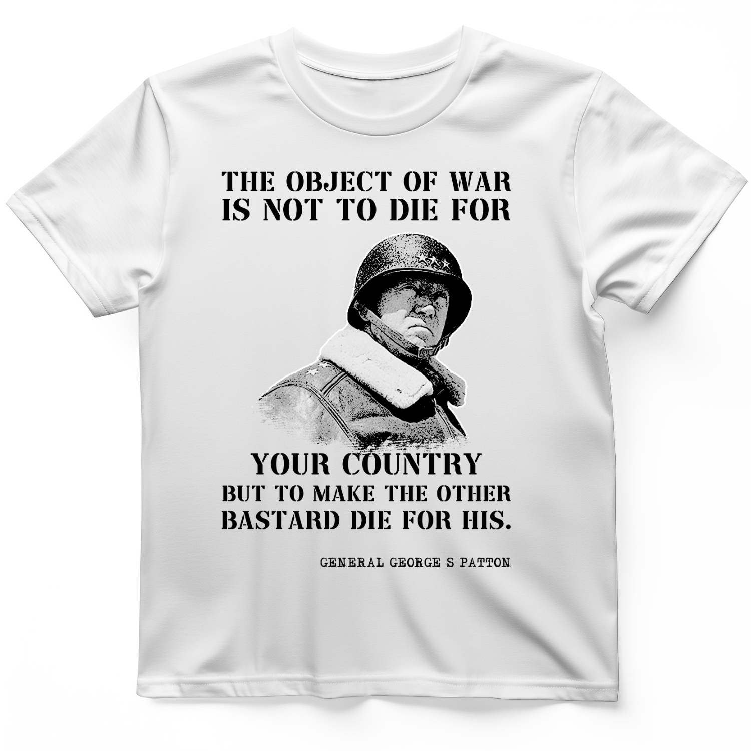 General Patton T-Shirt White / S