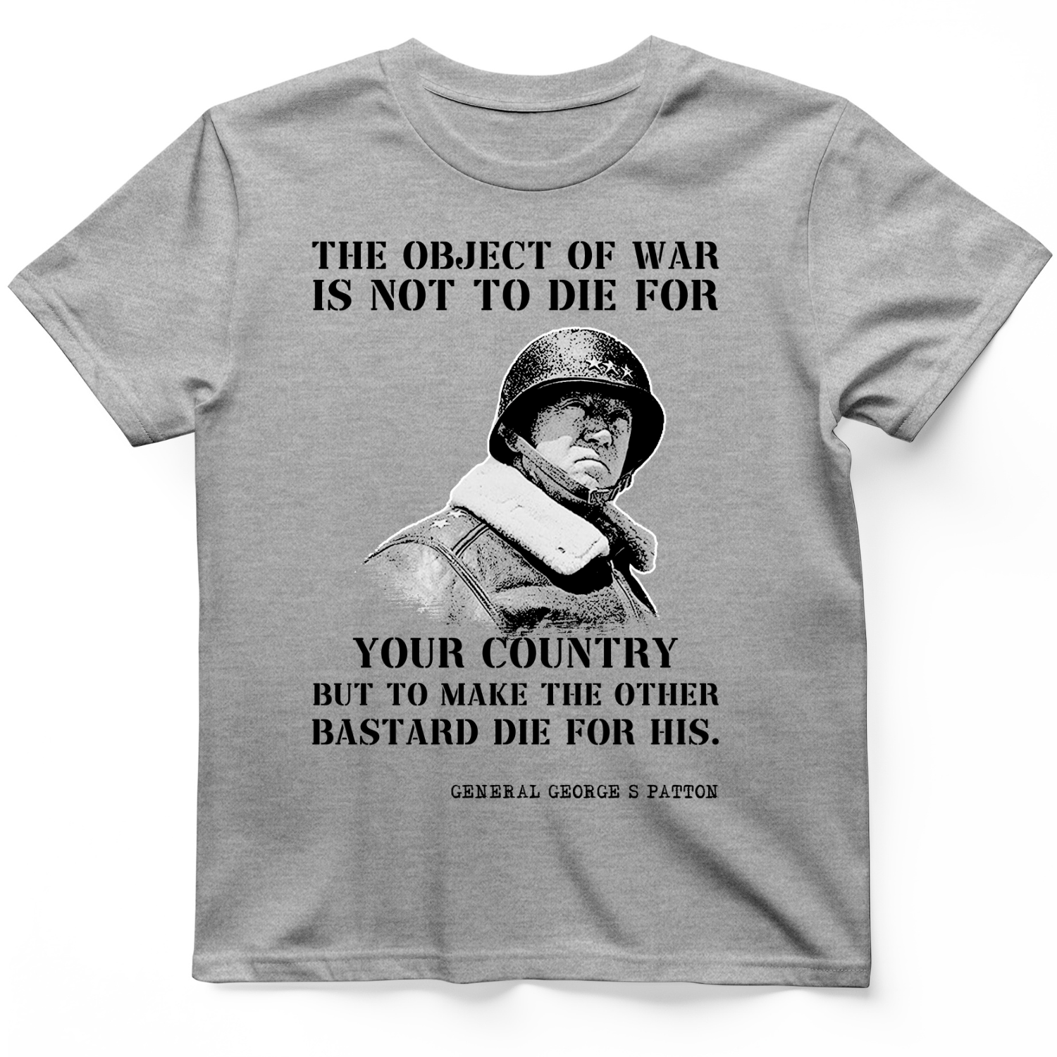 General Patton T-Shirt Sport Grey / S