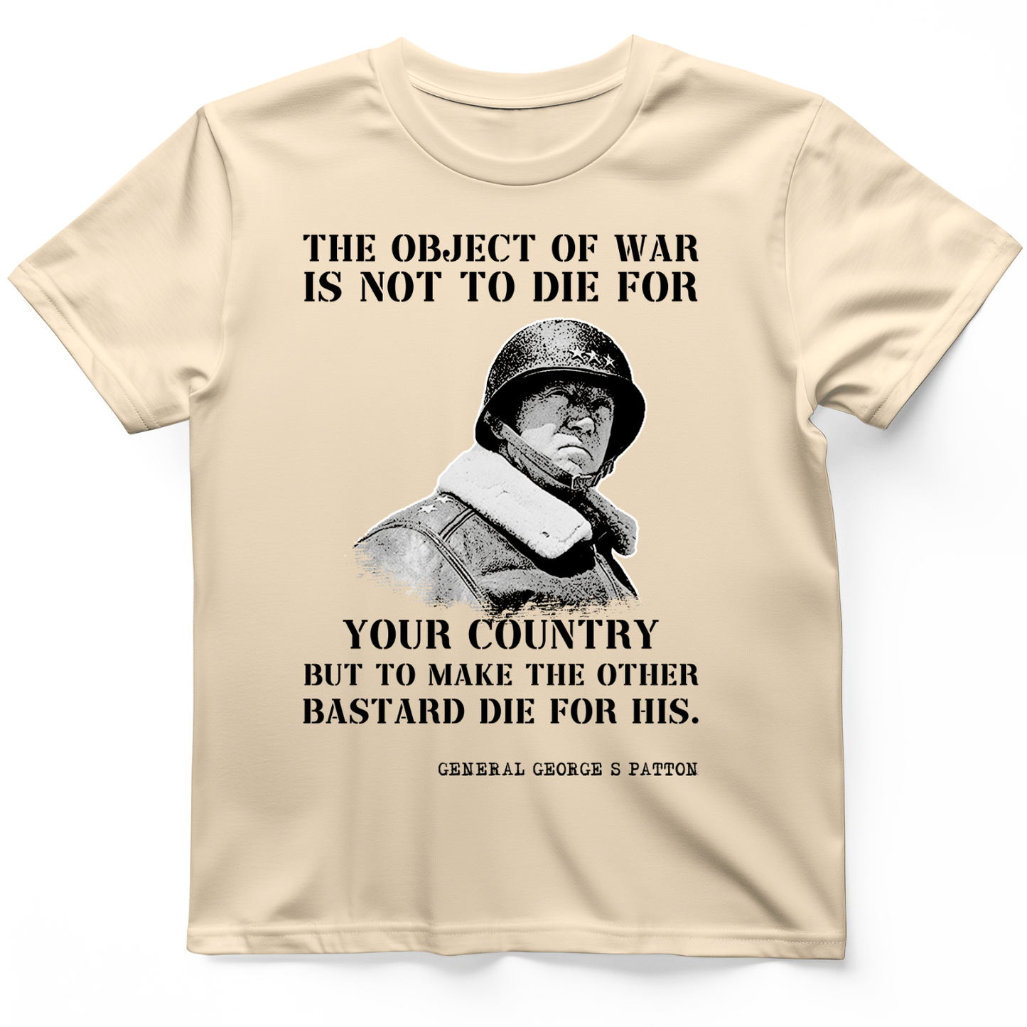 General Patton T-Shirt Natural / S