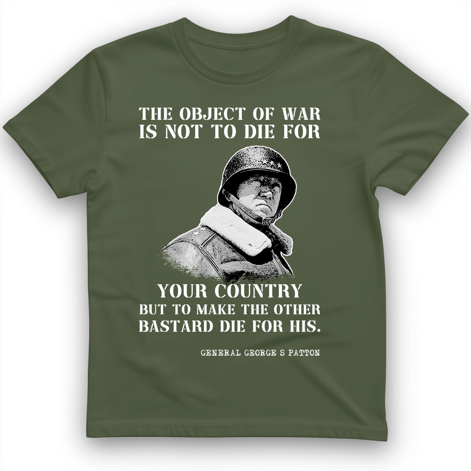 General Patton T-Shirt Military Green / S