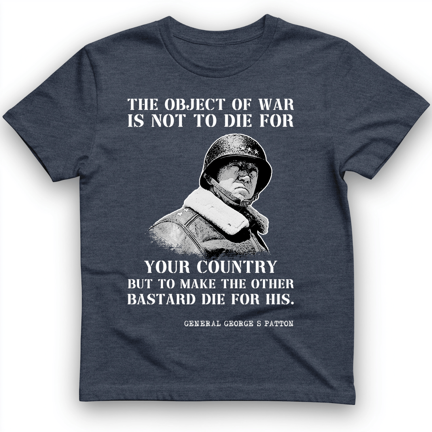 General Patton T-Shirt Heather Navy / S