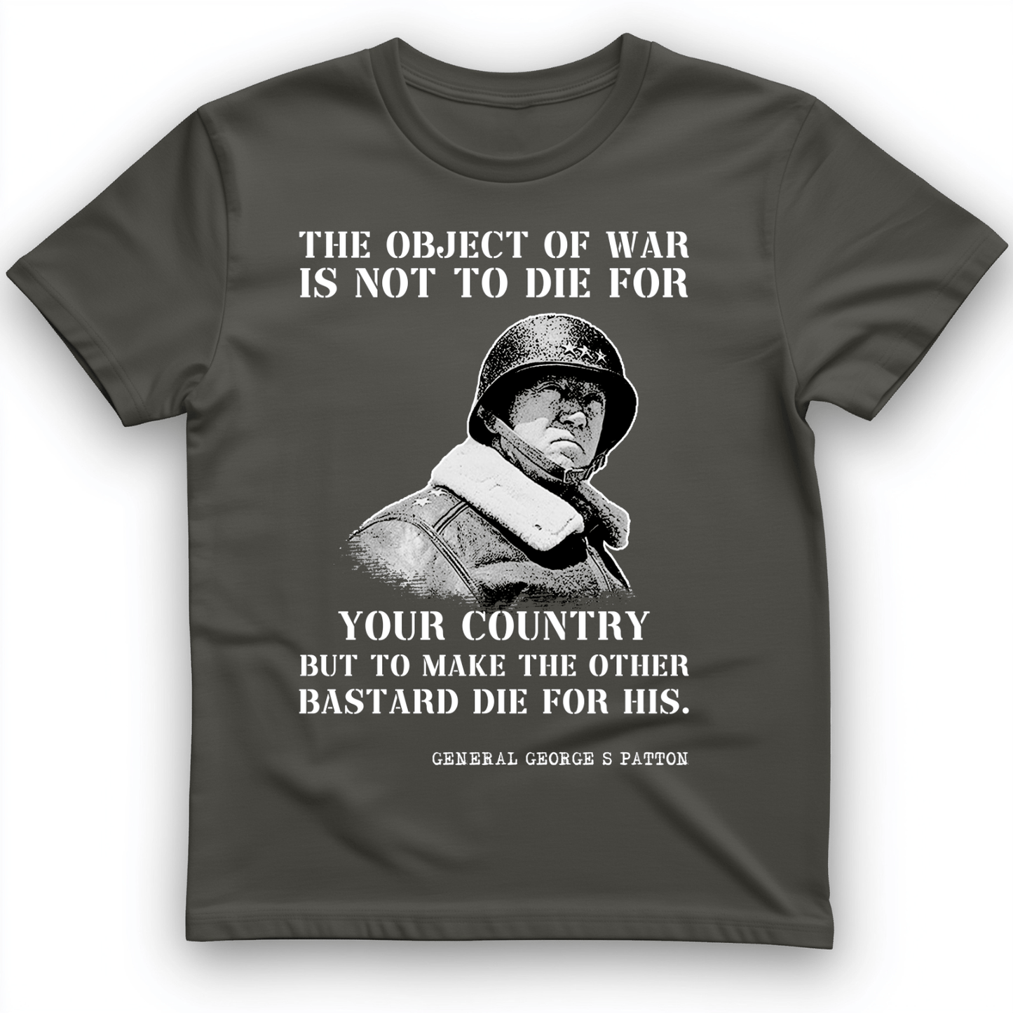 General Patton T-Shirt Charcoal / S