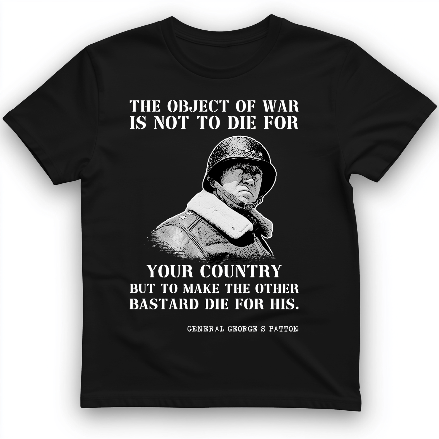 General Patton T-Shirt Black / S
