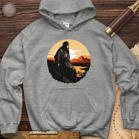 Genghis Khan Sunset Hoodie Sport Grey / S