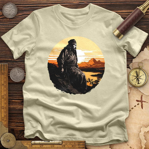 Genghis Khan Sunset T-Shirt Natural / S
