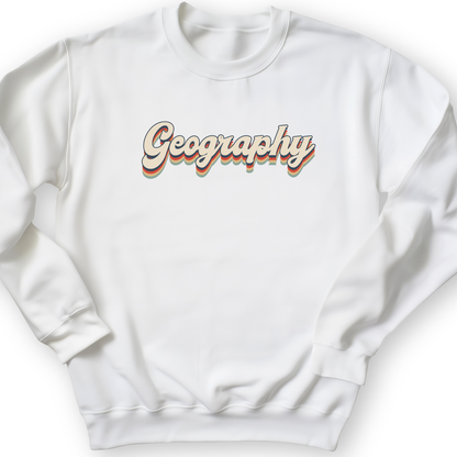 Geography Crewneck White / S