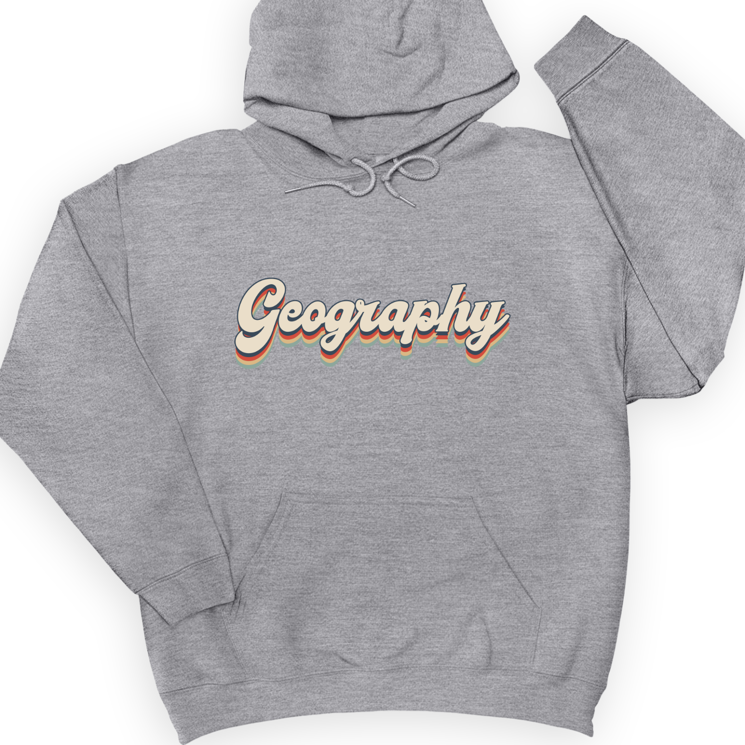 Geography Hoodie Sport Grey / S