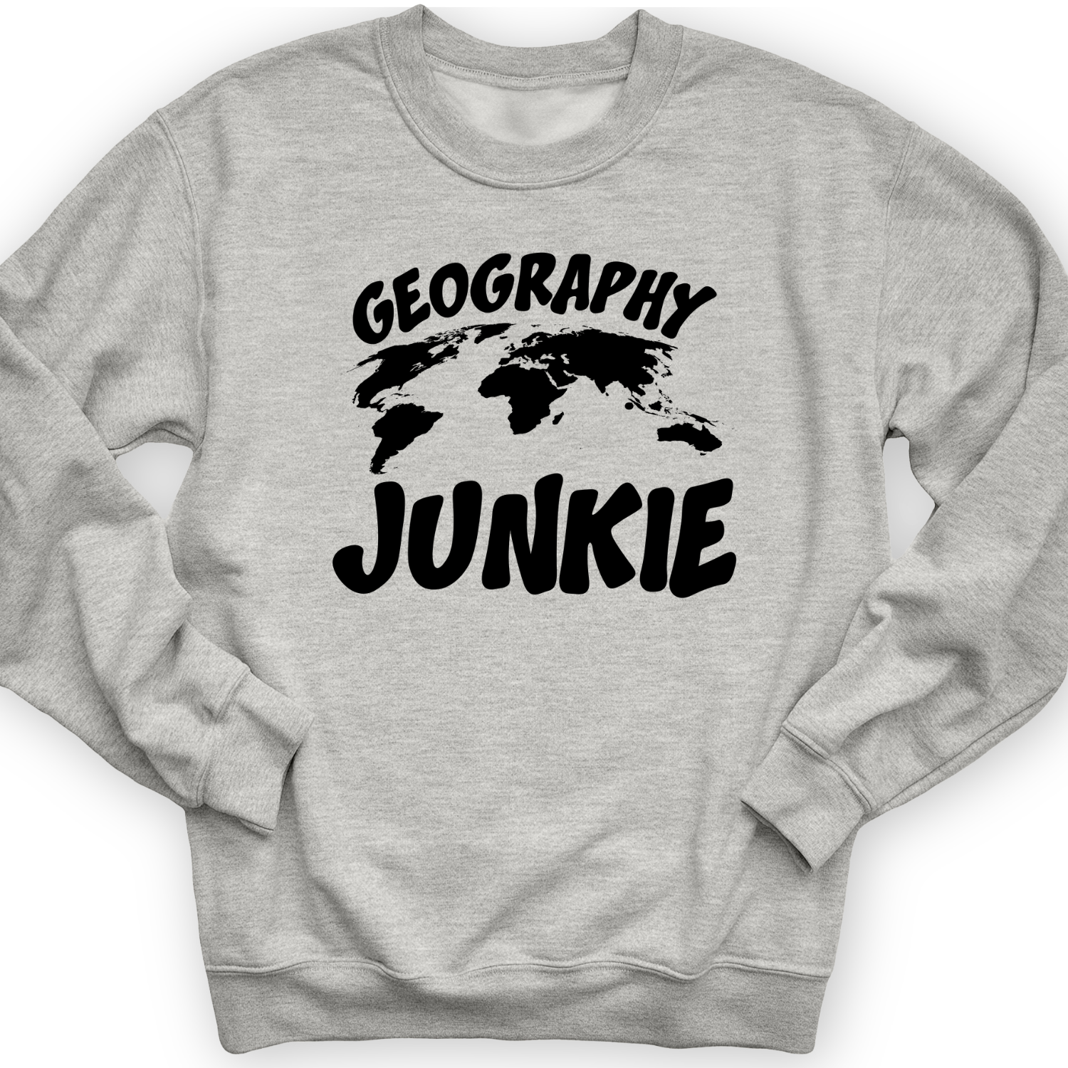 Geography Junkie Crewneck Sport Grey / S