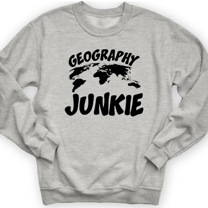 Geography Junkie Crewneck Sport Grey / S