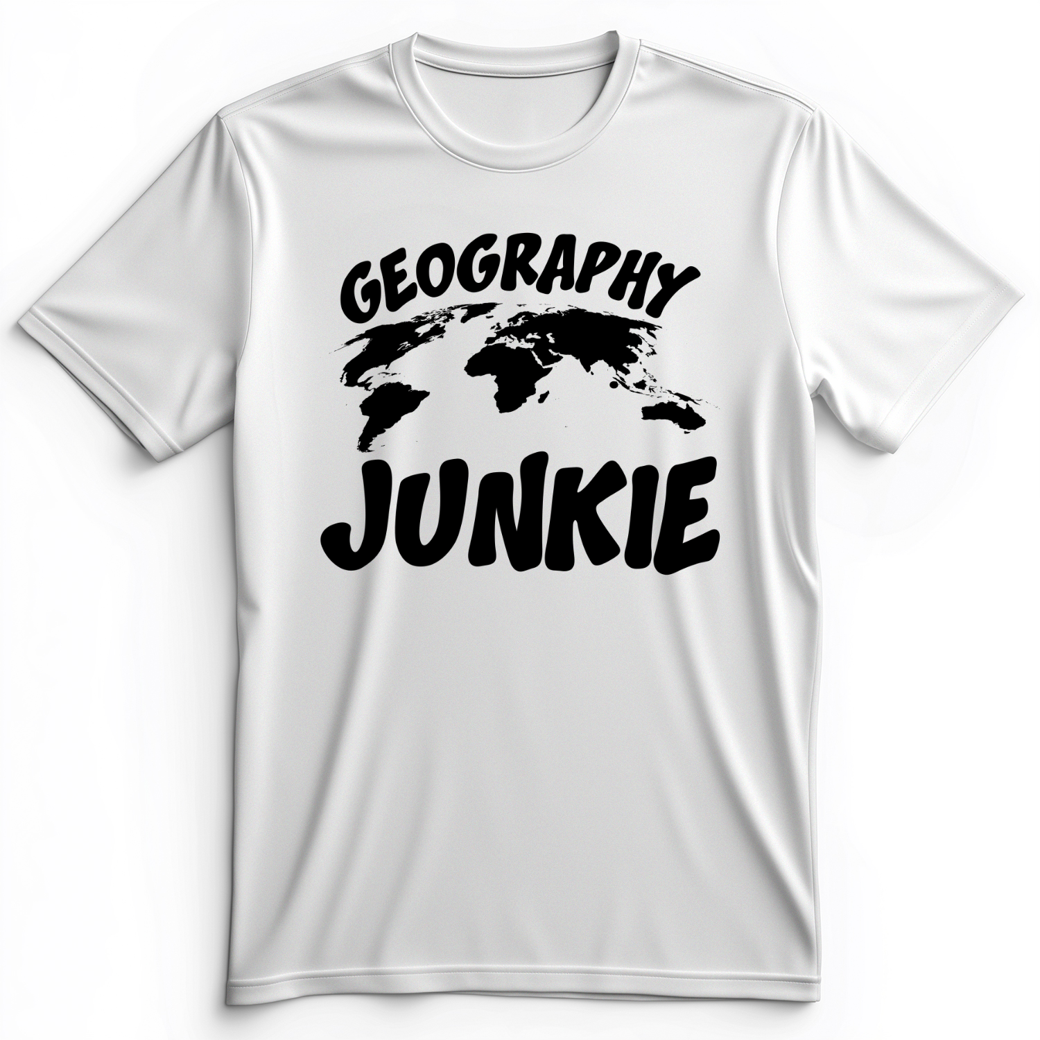 Geography Junkie Premium Tee White / S