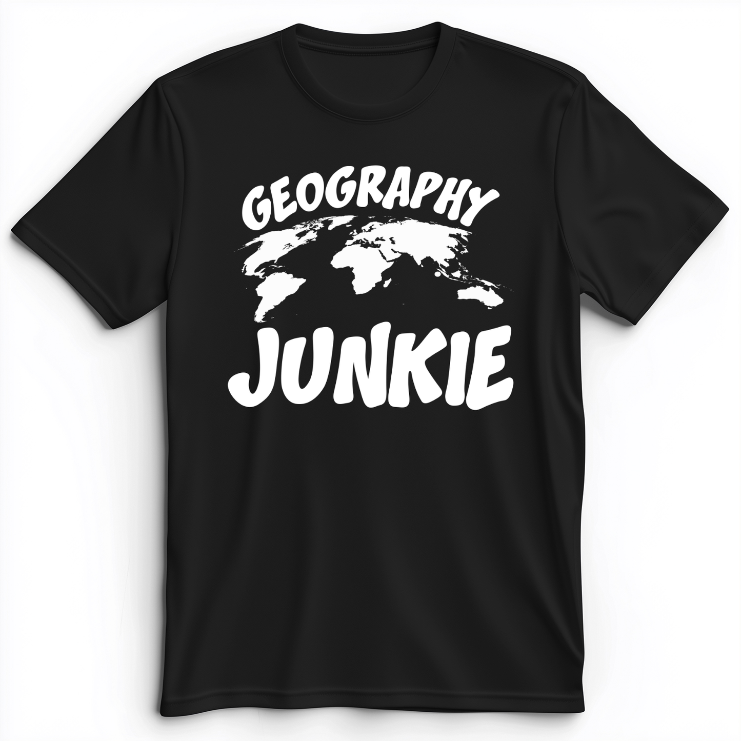 Geography Junkie Premium Tee Black / S