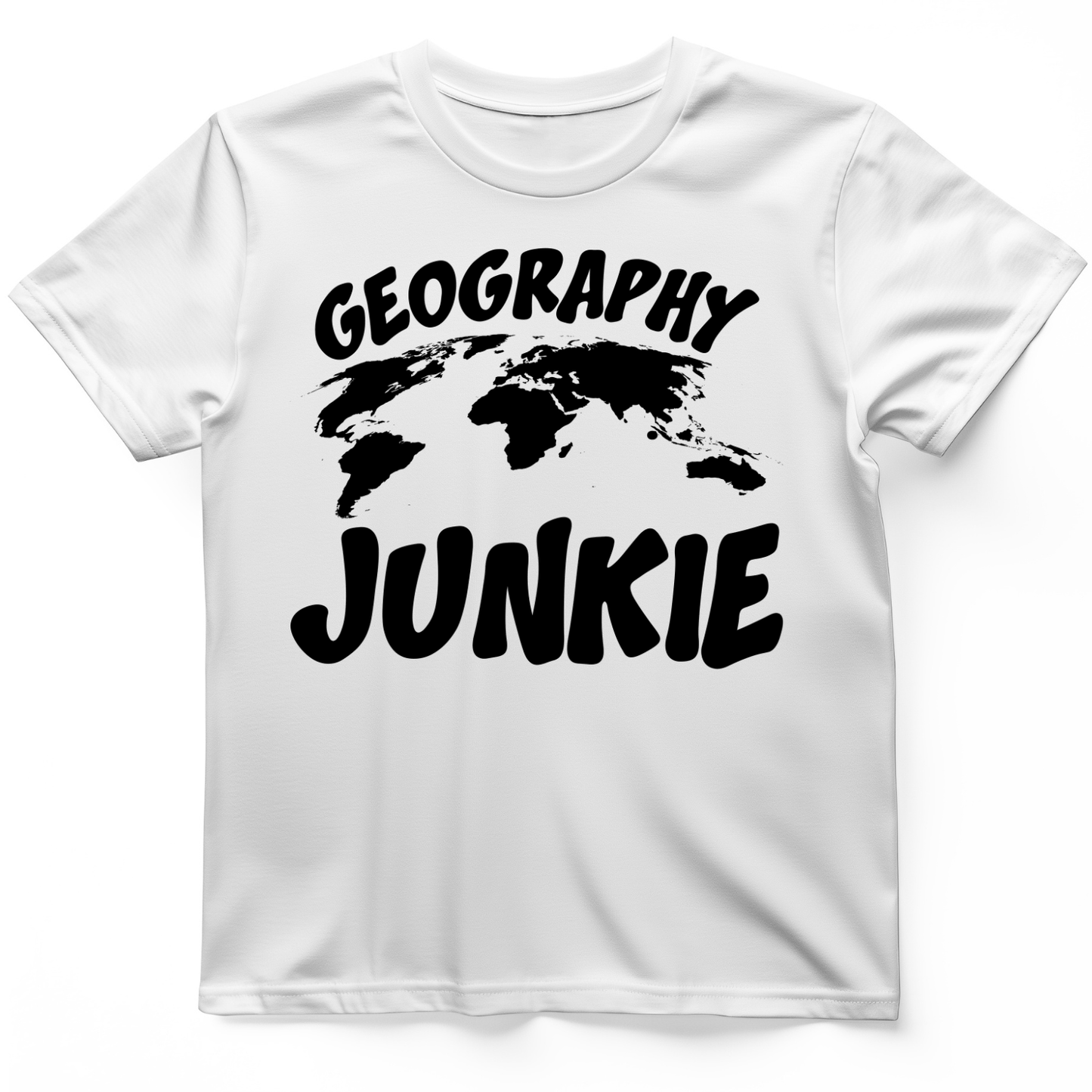 Geography Junkie T-Shirt White / S
