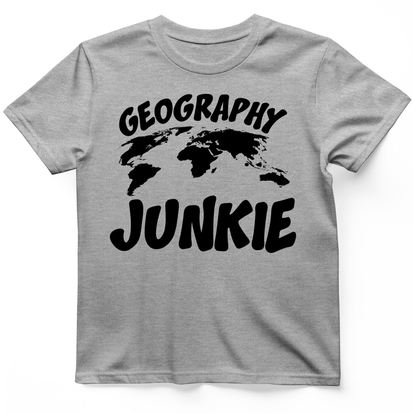 Geography Junkie T-Shirt Sport Grey / S