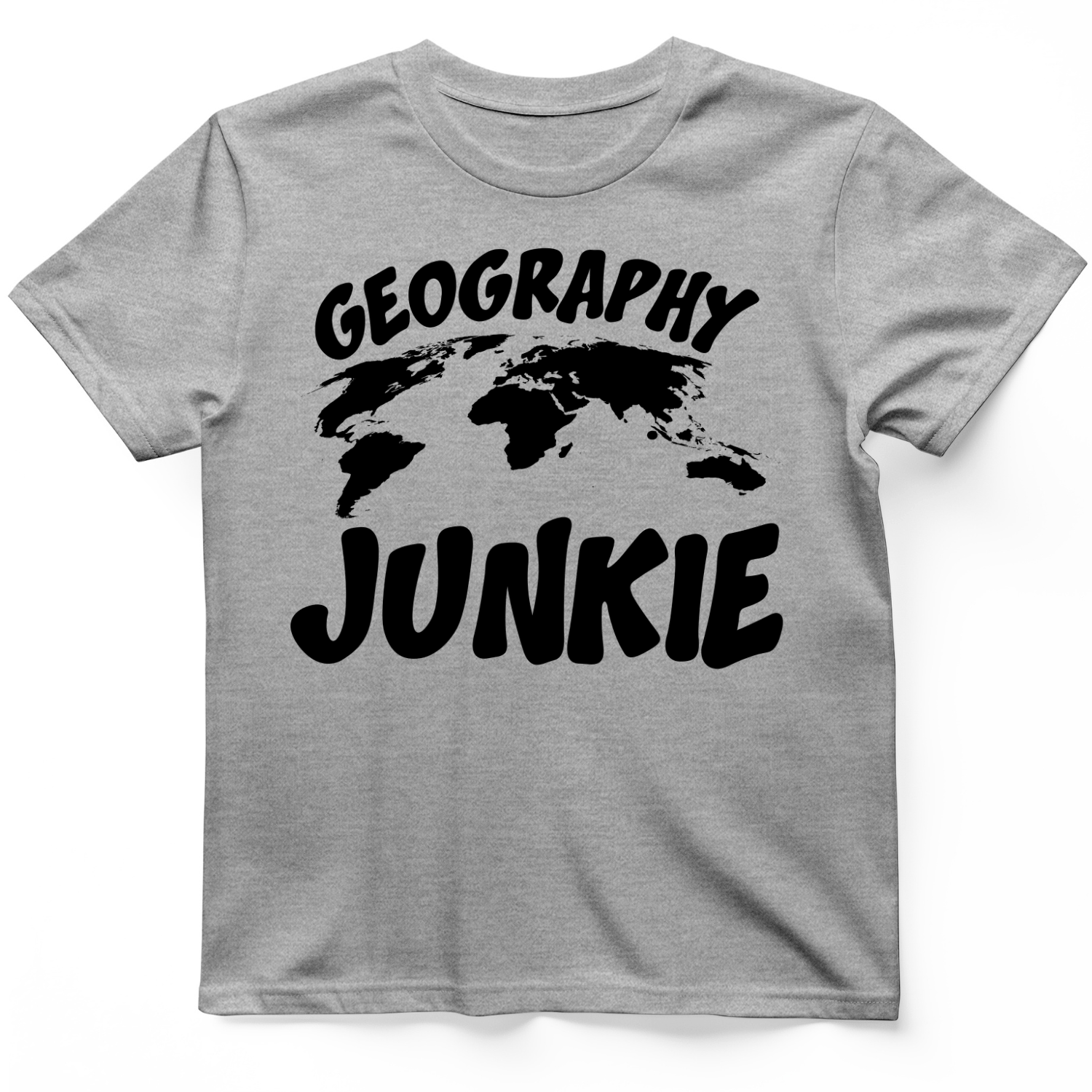 Geography Junkie T-Shirt Sport Grey / S