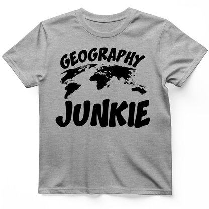 Geography Junkie T-Shirt Sport Grey / S