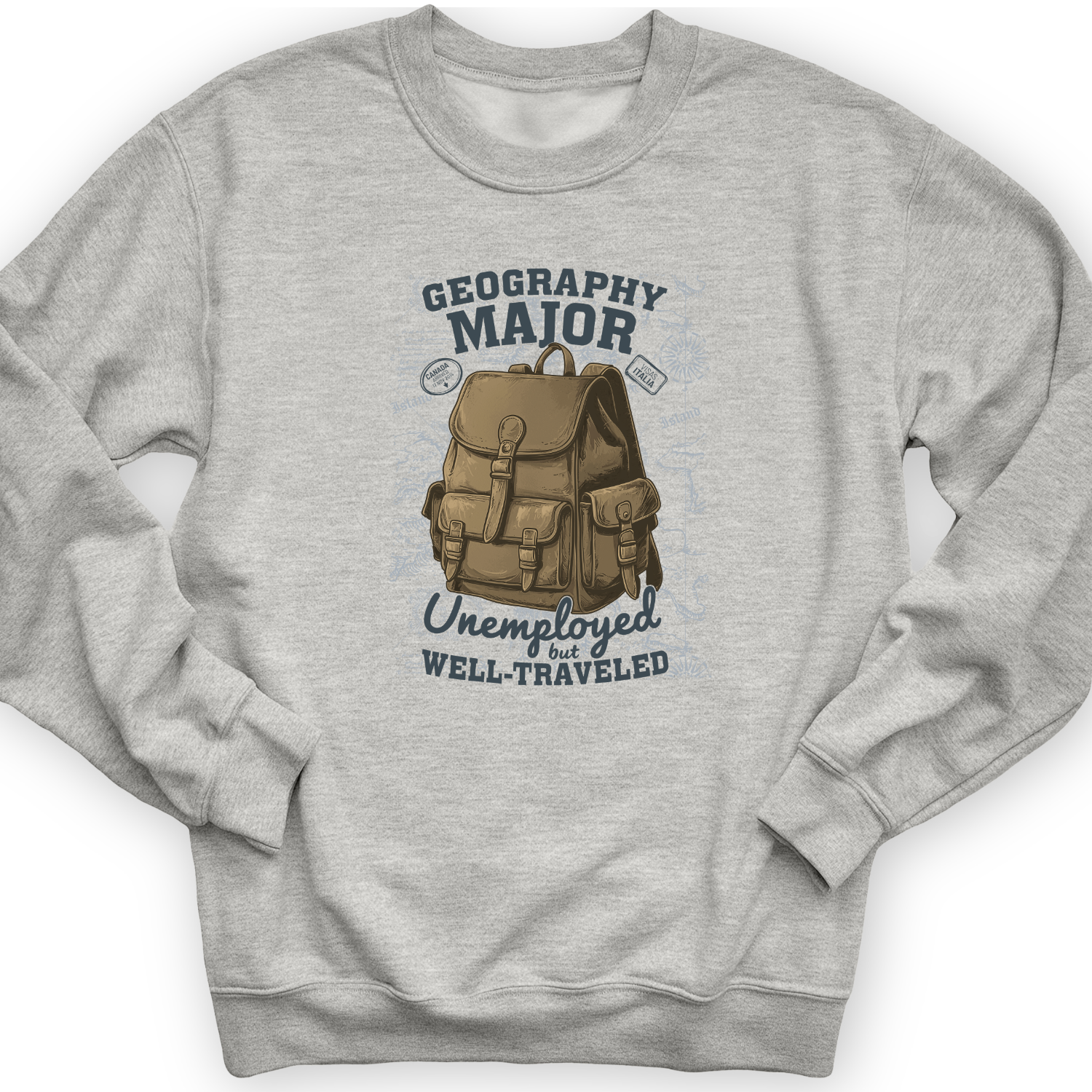 Geography Major Crewneck Sport Grey / S