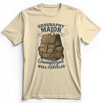 Geography Major Premium Tee Natural / S