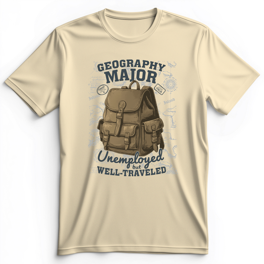 Geography Major Premium Tee Natural / S