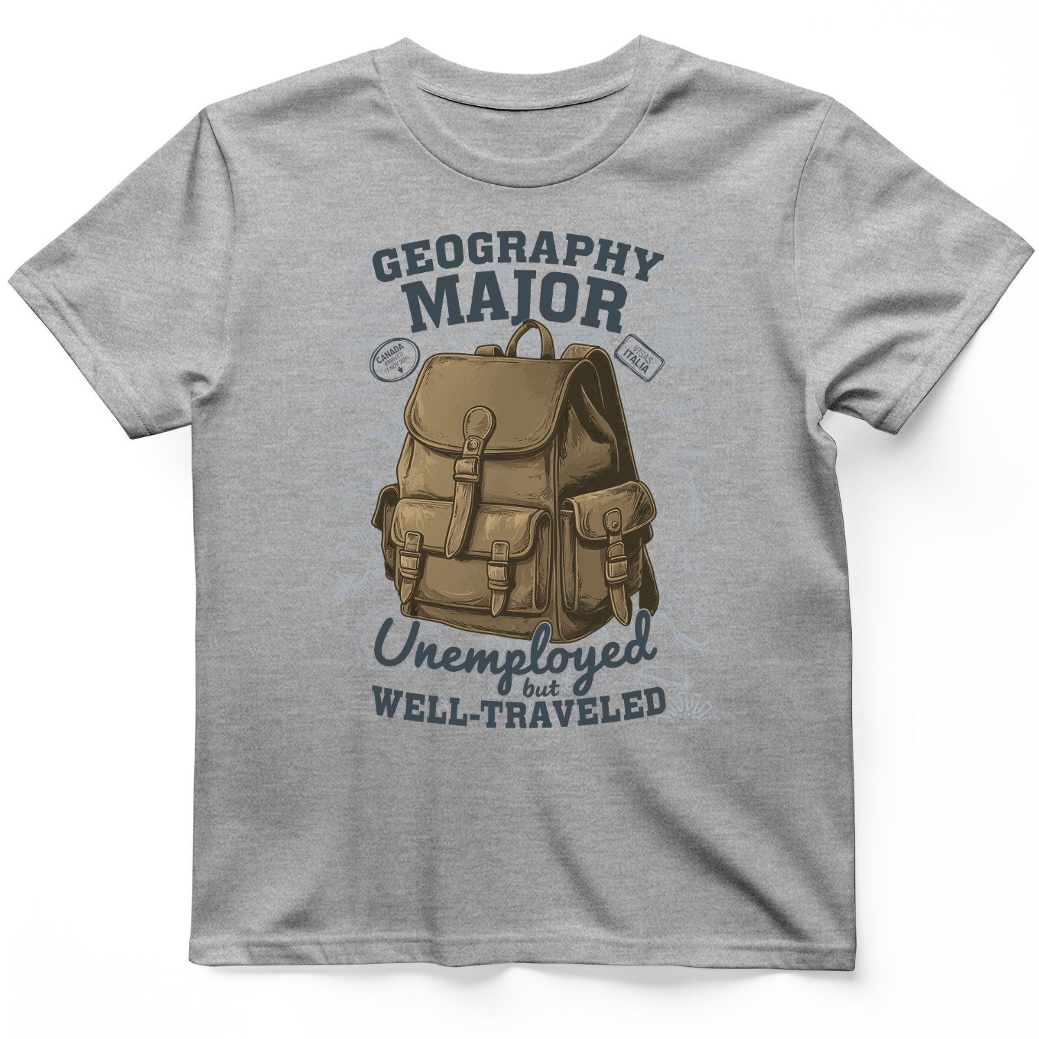 Geography Major T-Shirt Sport Grey / S