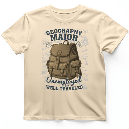 Geography Major T-Shirt Natural / S