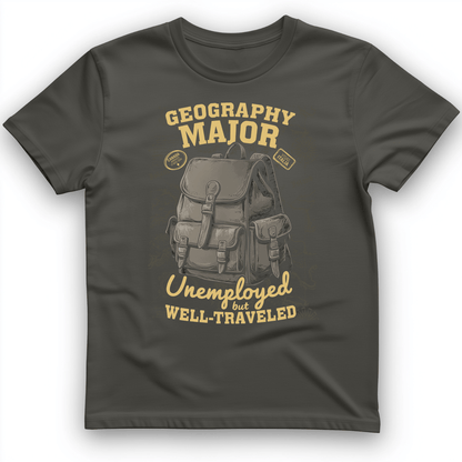 Geography Major T-Shirt Charcoal / S