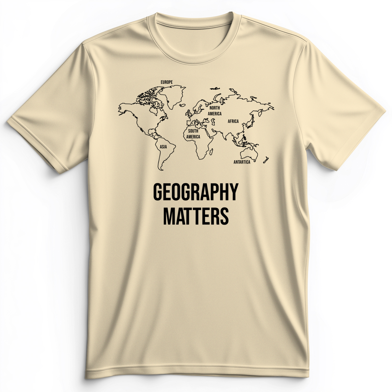 Geography Matters Premium Tee Natural / S
