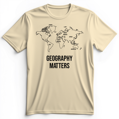 Geography Matters Premium Tee Natural / S