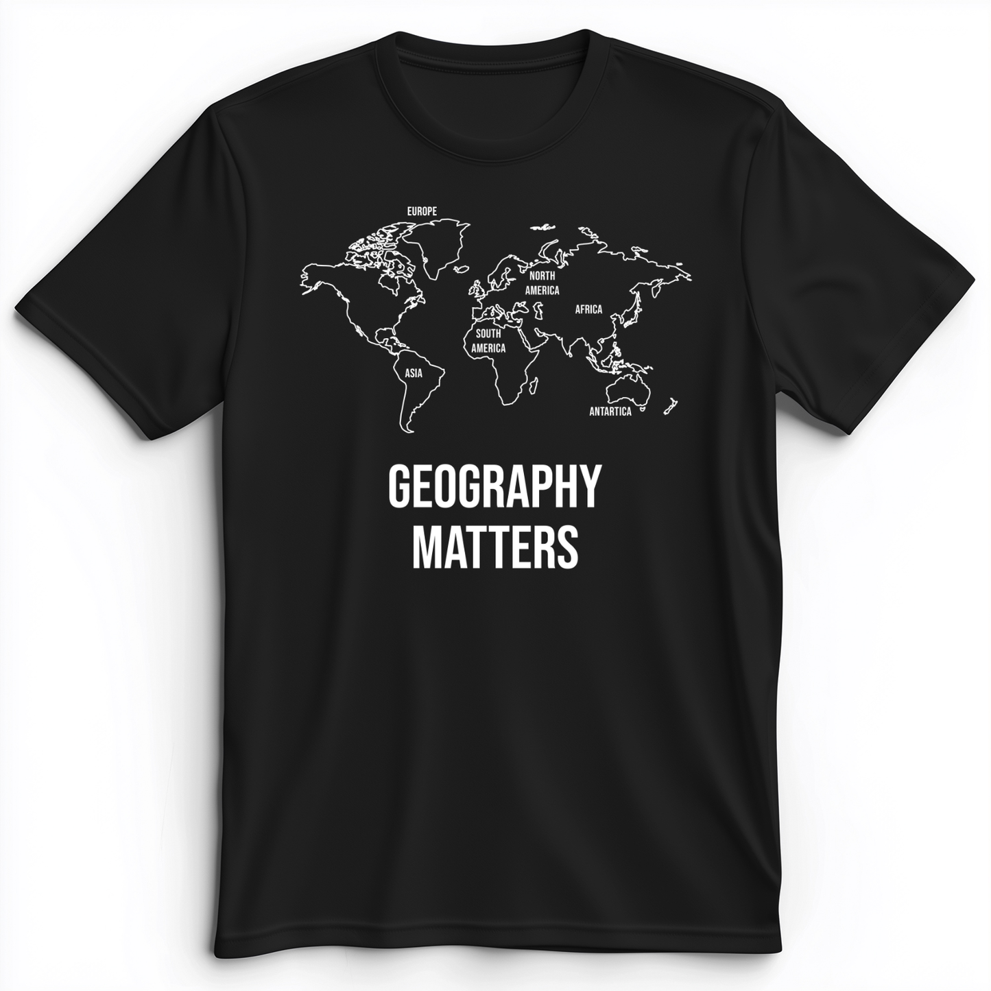 Geography Matters Premium Tee Black / S