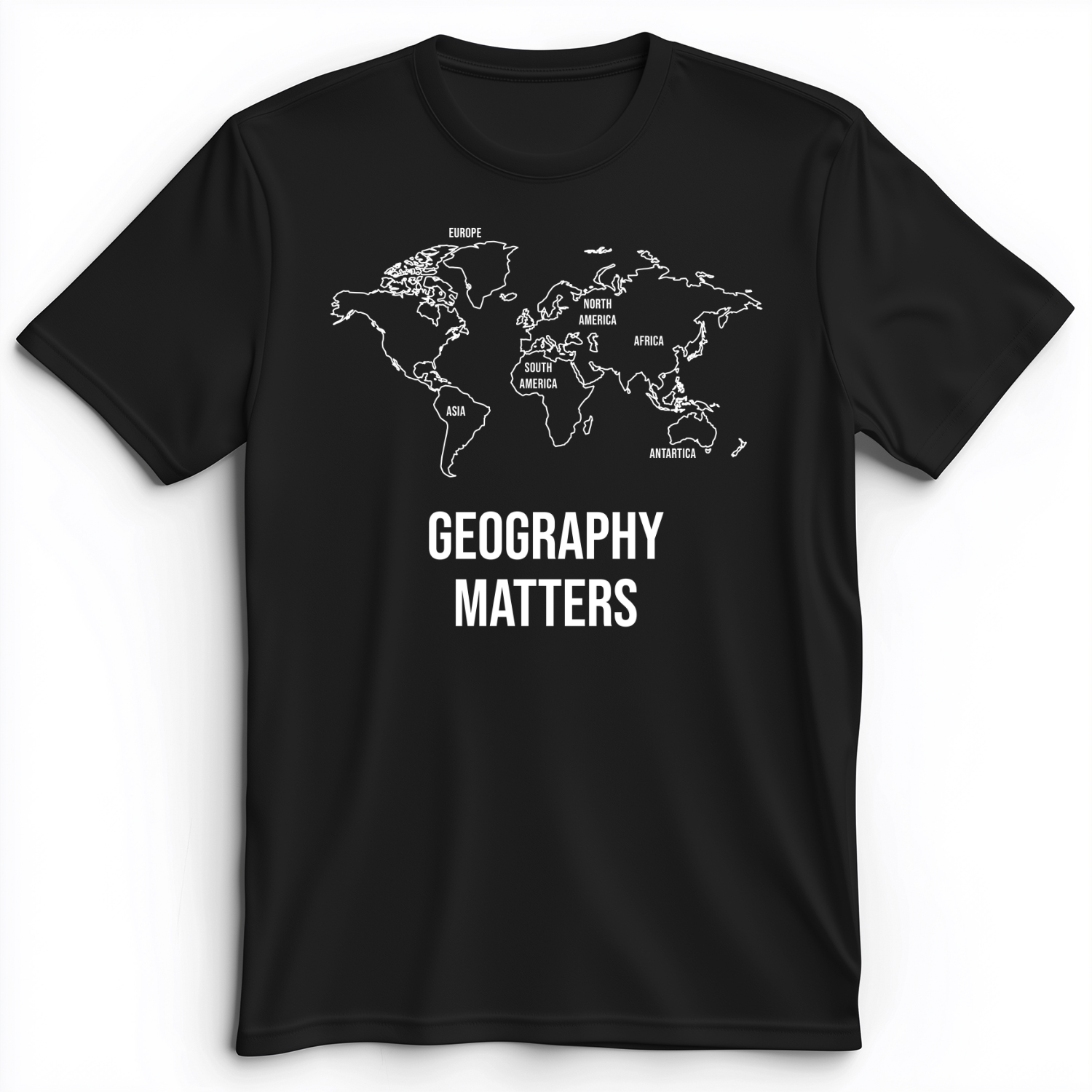 Geography Matters Premium Tee Black / S