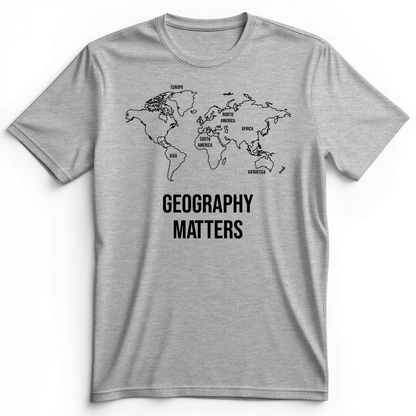 Geography Matters Premium Tee Athletic Heather / S